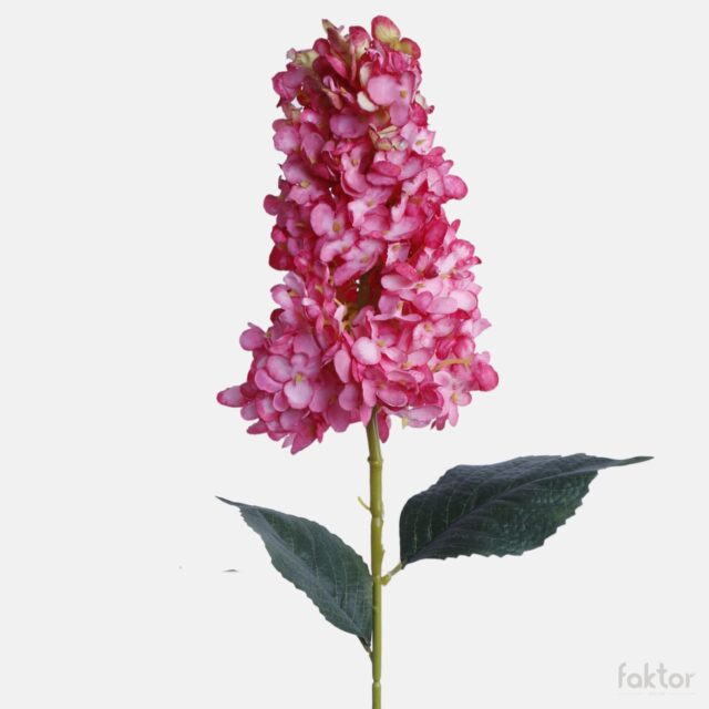 Vaaleanpunainen hortensian tekokukka 79 cm