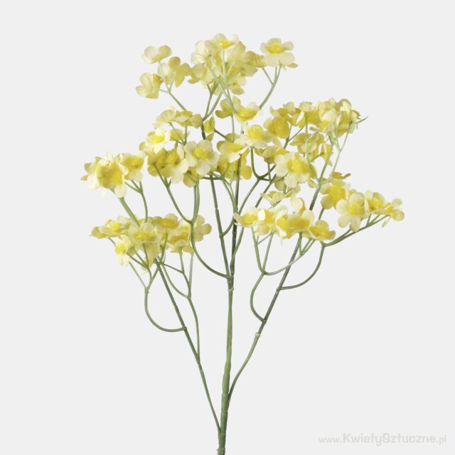 Keltainen leinikki-tekokukka varrella, 61 cm