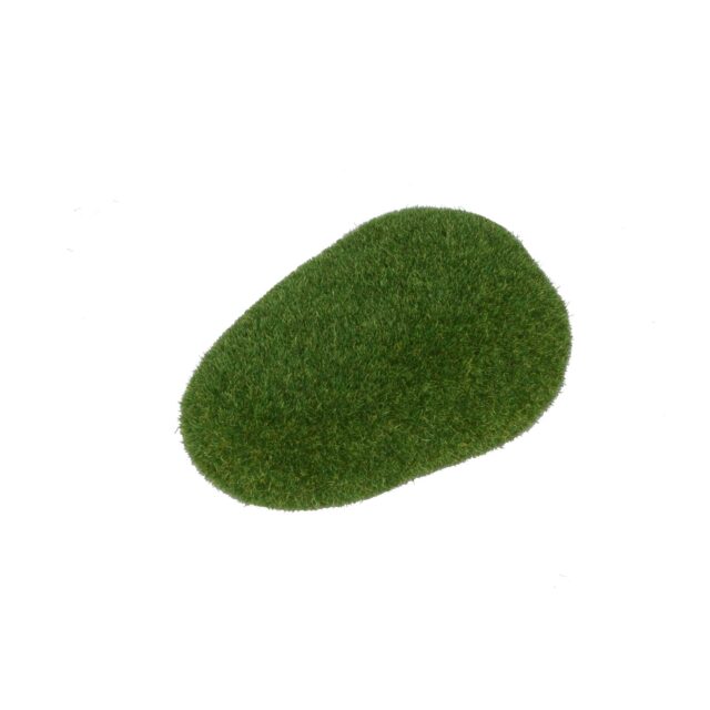 Vihreä flokattu koristekivi 20 cm