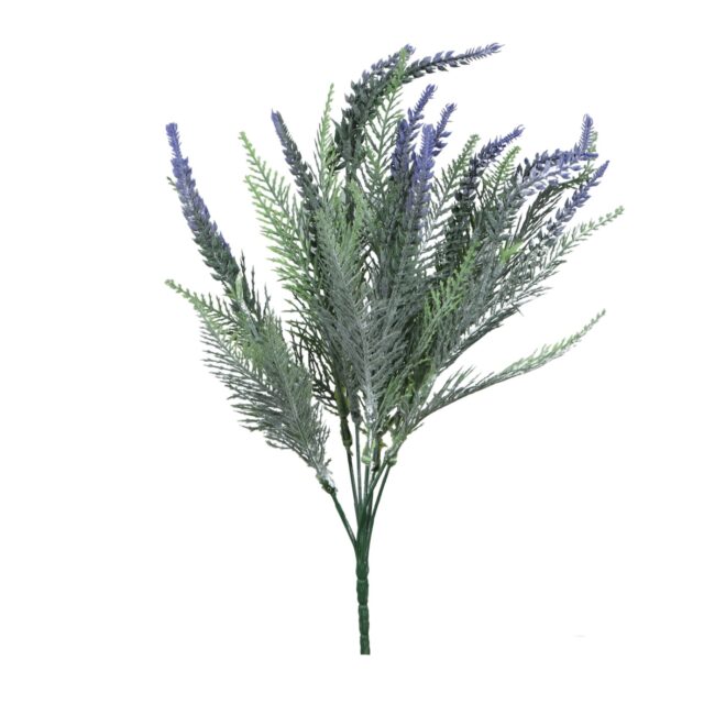 Laventelin tekokukkakimppu 41 cm