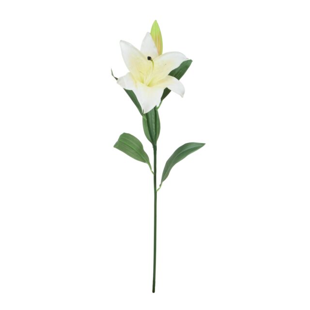 Kermanvärinen tekokukkaliljan oksa, 68 cm
