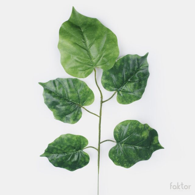 Vihreä lehmuksen tekokasvin lehtioksa, 50 cm