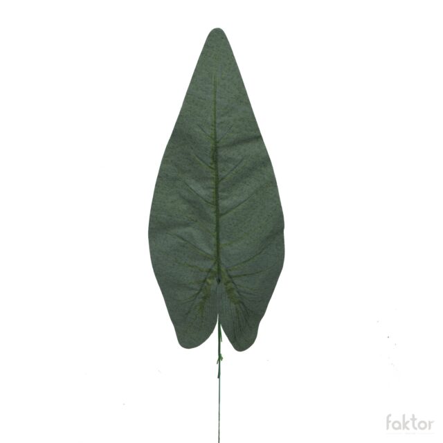 Vihreä tekokasvin anthuriumlehti, 49 cm