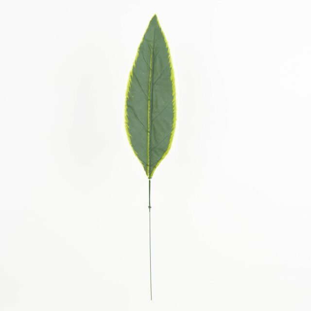 Vihreä tekolehti varrella, 65 cm