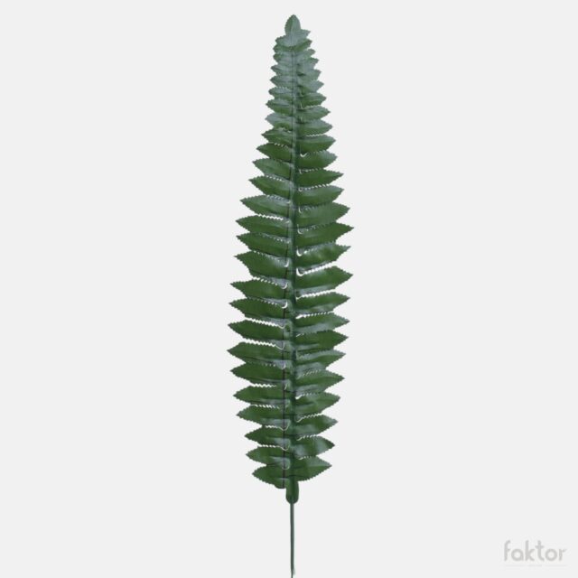 Vihreä tekosaniaisen lehti, 45 cm