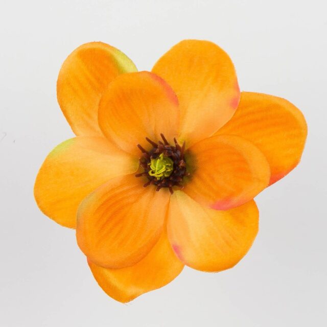 Oranssinvihreä tekokukkamagnolian kukkapää