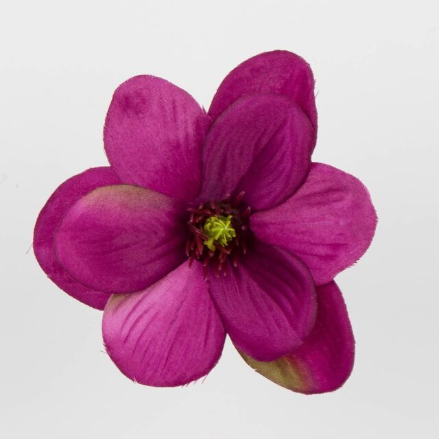 Violetti-vihreä magnolian tekokukan kukkapää