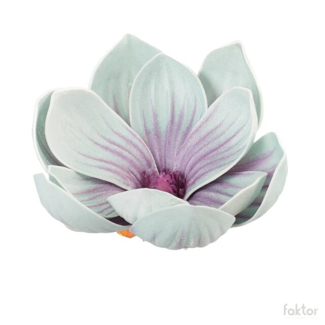 Vaaleansininen magnolia-tekokukan kukkapää