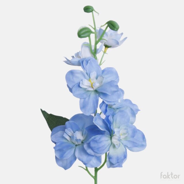Vaaleansininen malva tekokukka 42 cm