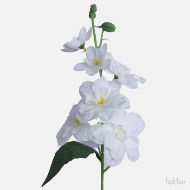 Valkoinen malva-tekokukka 42 cm