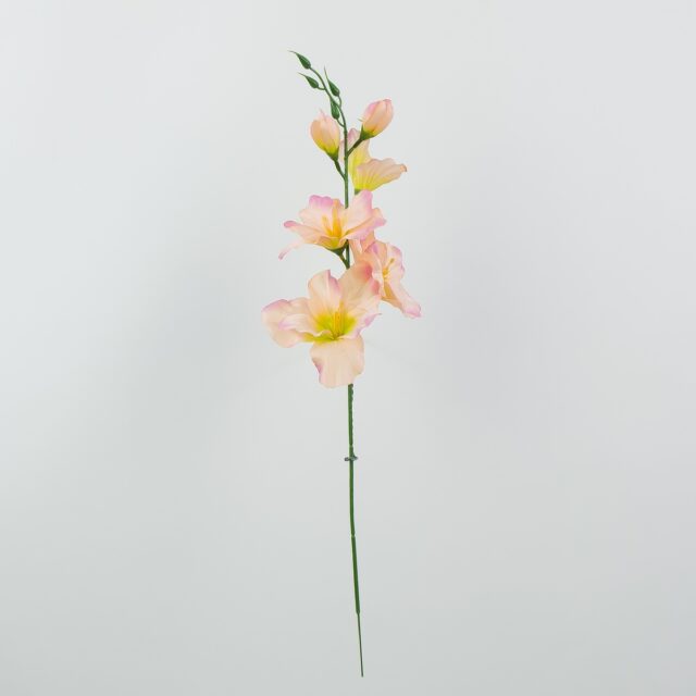 Vaaleanpunainen satiininen gladioluksen tekokukkavarsi
