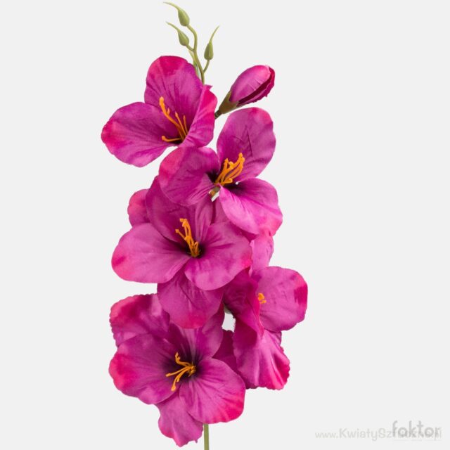Burgundinpunainen satiinipintainen gladiolus-tekokukka