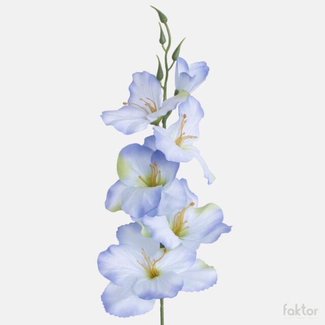 Sinivihreä tekogladiolus, 5 kukintoa, 55 cm