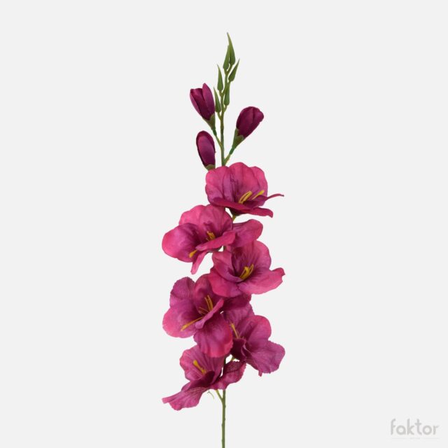 Violetti gladiolus-tekokukka 77 cm