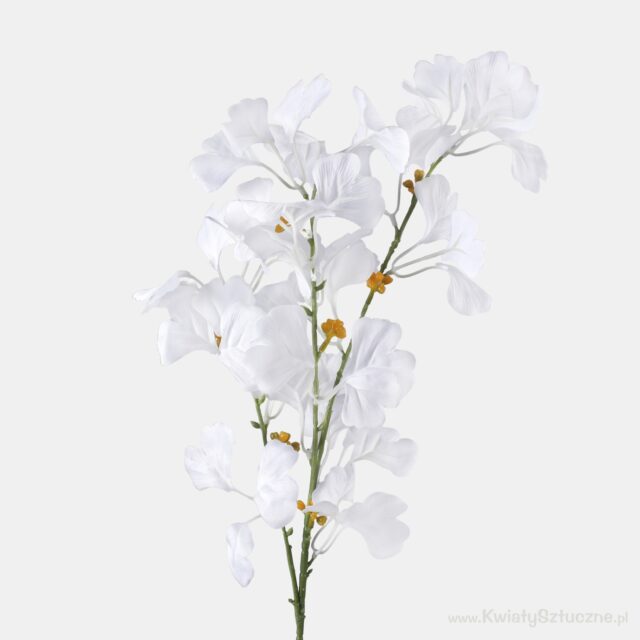 Valkoinen ginkgo-tekokukkaoksa
