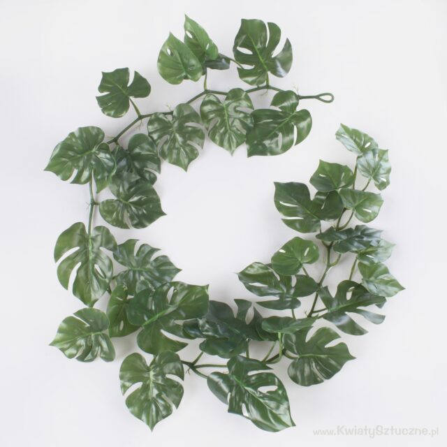 Vihreä monstera-tekokasviköynnös 1,6 m
