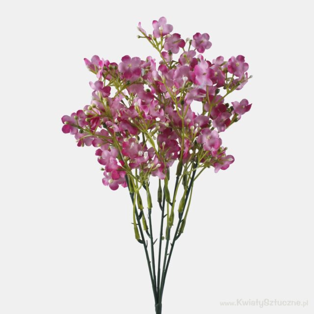 Vaaleanpunainen harsokukkatekokimppu, 30 cm
