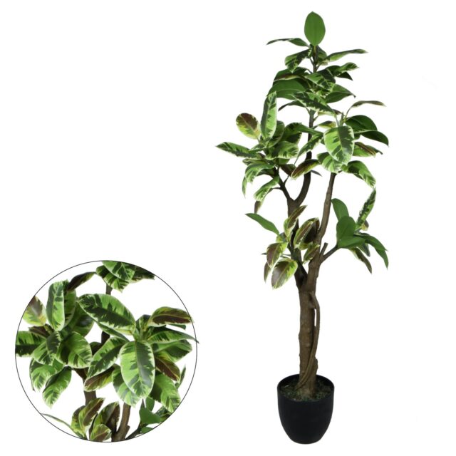 Vihreä neoregelia-tekokasvi 125 cm