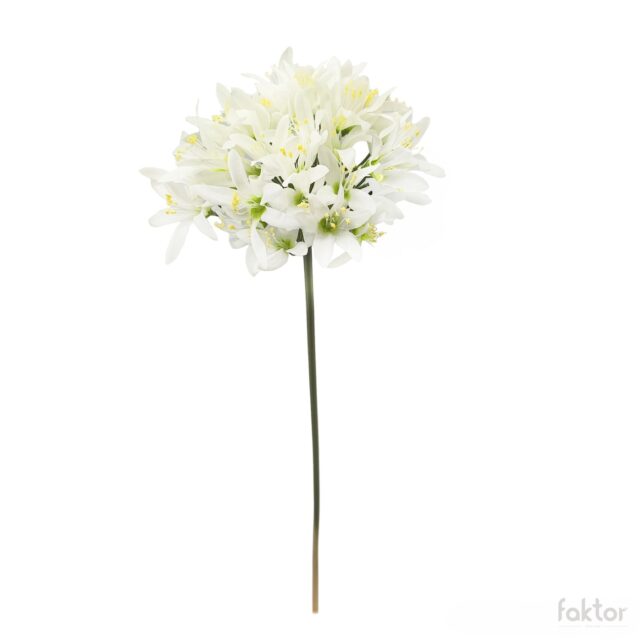 Valkoinen nerine-tekokukka 82 cm
