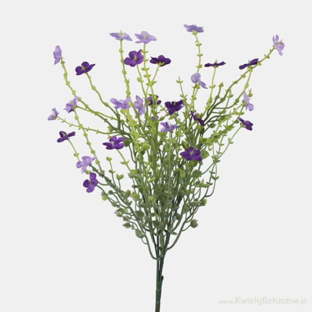 Vaaleanliila–liila lemmikkitekokukkakimppu, 39 cm