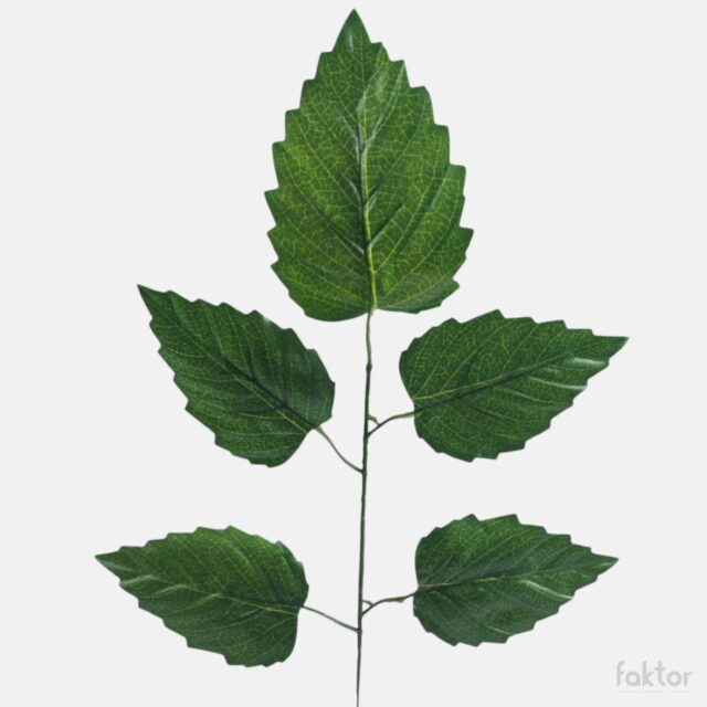 Vihreä tekokasvin lepänoksa 55 cm