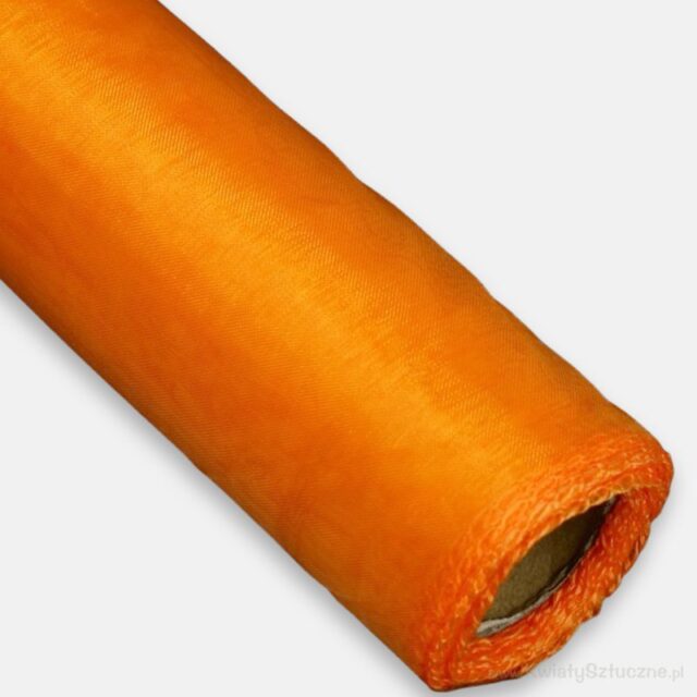 Oranssi organzanauha, 40 cm × 8,23 m
