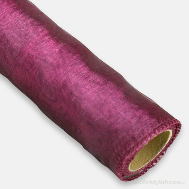 Tumman luumunvärinen organza