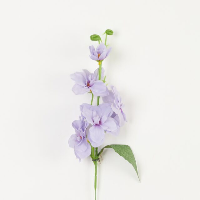 Vaaleanvioletti ritarinkannuksen tekokukkaoksa