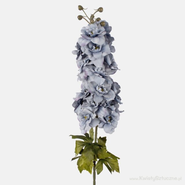 Syksynsininen ritarinkannus-tekokukka varrella, 80 cm