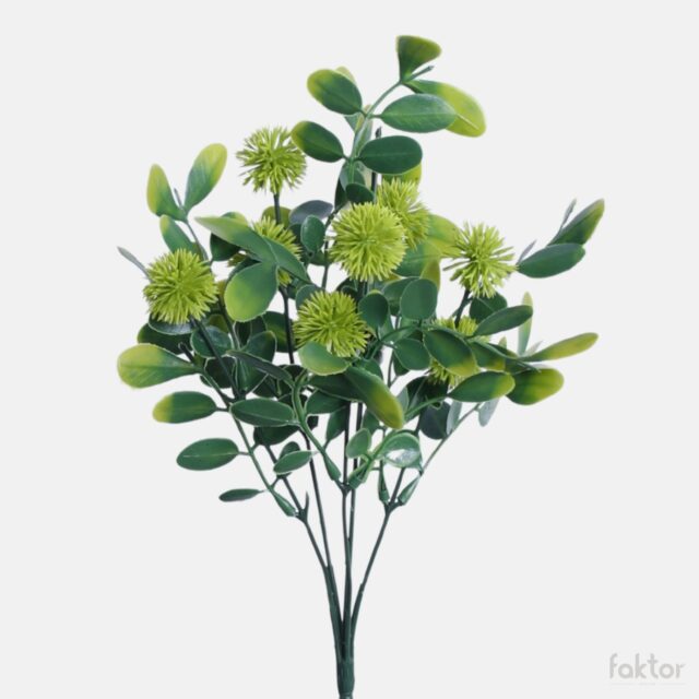 Vihreä ohdake-tekokukka 30 cm