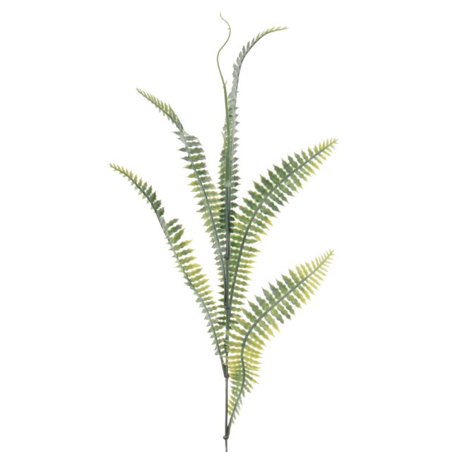 Vihreä saniaisen näköinen tekokasvin oksa 43 cm