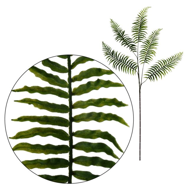 Vihreä tekosaniaisen oksa 95 cm