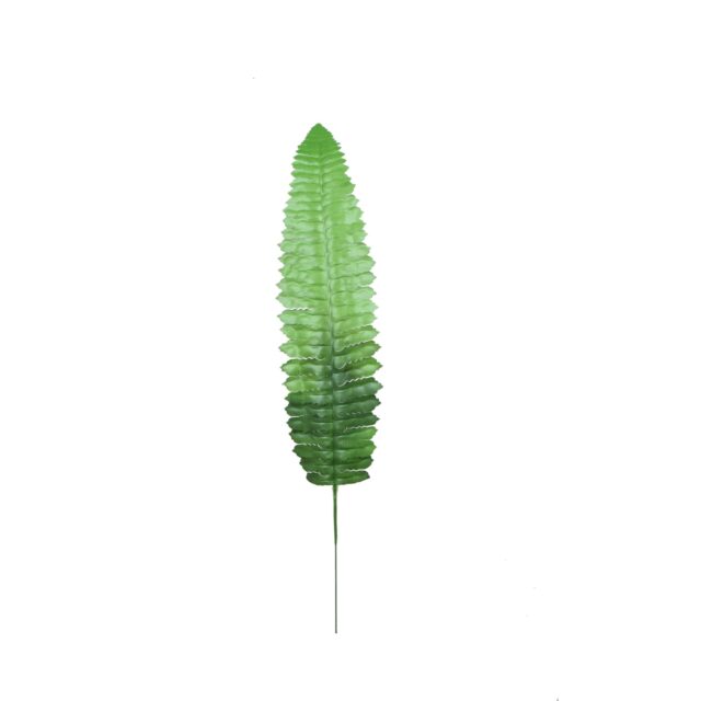 Vihreä tekokasvin saniaisen lehti 43 cm