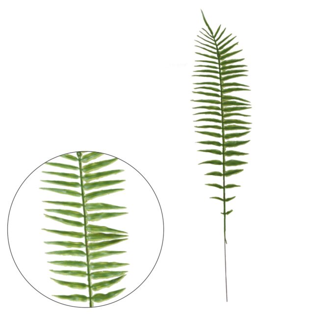 Vihreä tekosaniaisen lehti 52 cm