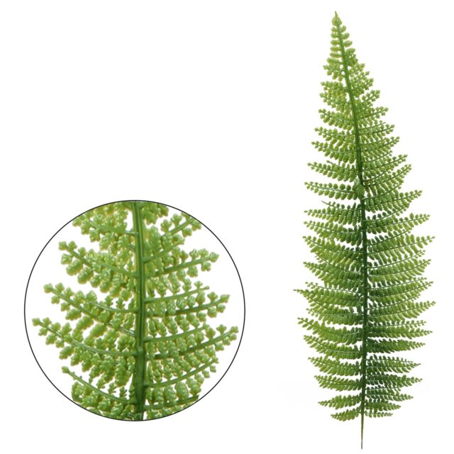 Vihreä tekosaniaisen lehti 55 cm