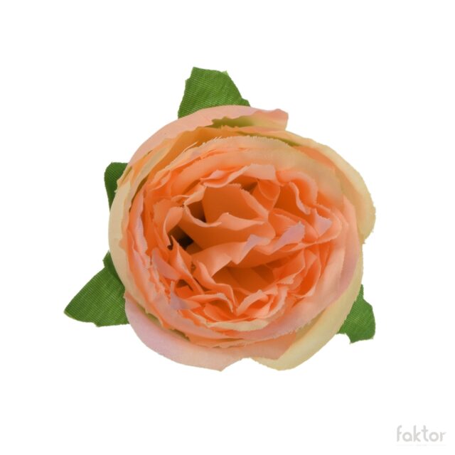 Persikanvärinen tekopionin kukkapää