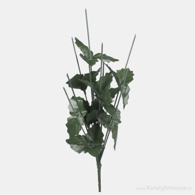 Vihreä tekokukkakimpun pohja joulutähdelle, 40 cm
