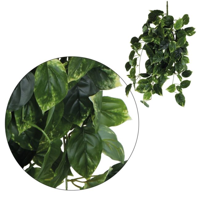 Vihreä vedenkestävä pothos-tekokasvi 85 cm