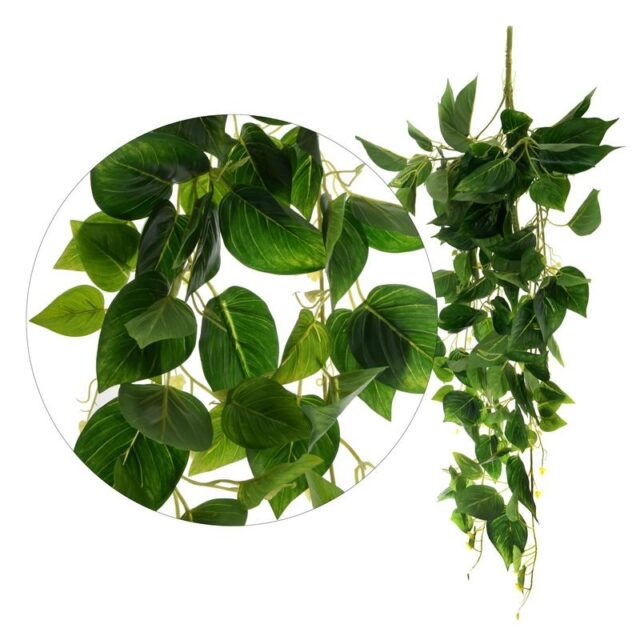 Vihreä pothos-tekokasvi, riippuva 100 cm