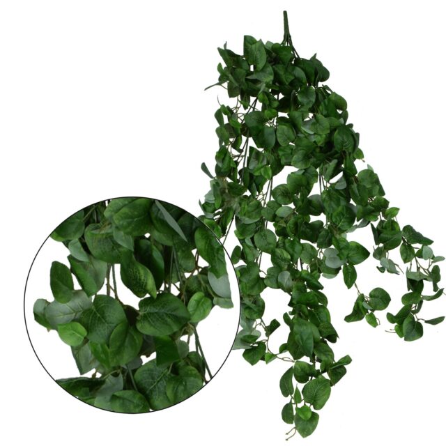 Vihreä riippuva pothos-tekokasvi 125 cm