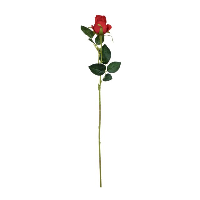 Punainen tekoruusun oksa 67 cm