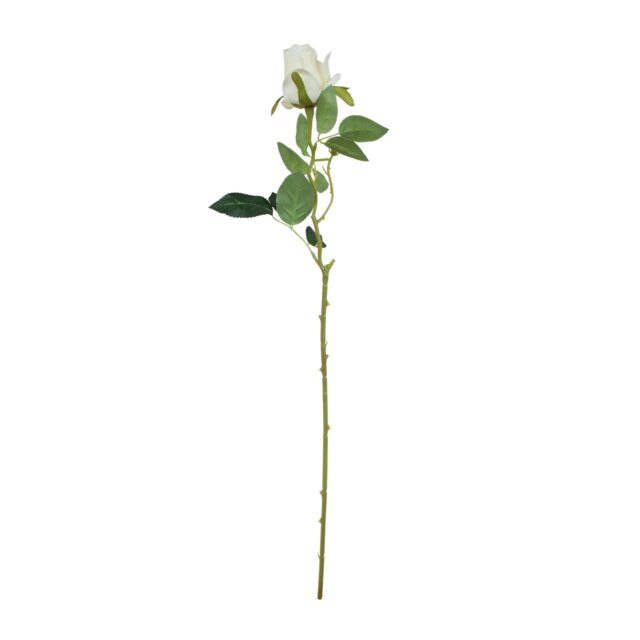 Kermanvärinen tekoruusun oksa 67 cm