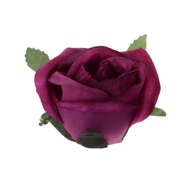 Tummanvioletti tekoruusun kukinto 4 cm