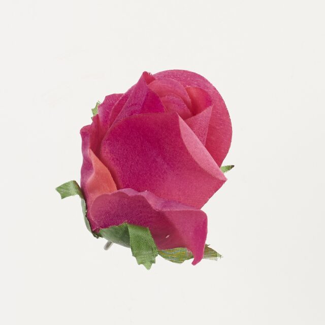 Violetti satiininen tekoruusun nuppupää