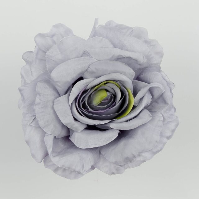 Violetti-harmaa avoin tekoruusun kukkapää