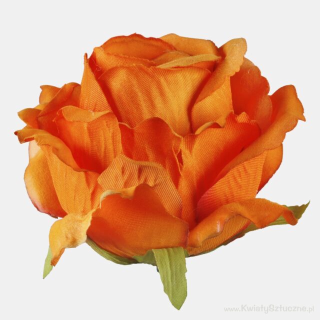 Oranssi avoin tekoruusun kukkapää