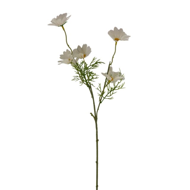 Valkoinen kamomilla-tekokukkavarsi 53 cm