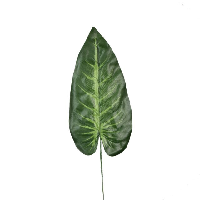 Vihreä tekokasvin norsunkorvalehti 47 cm