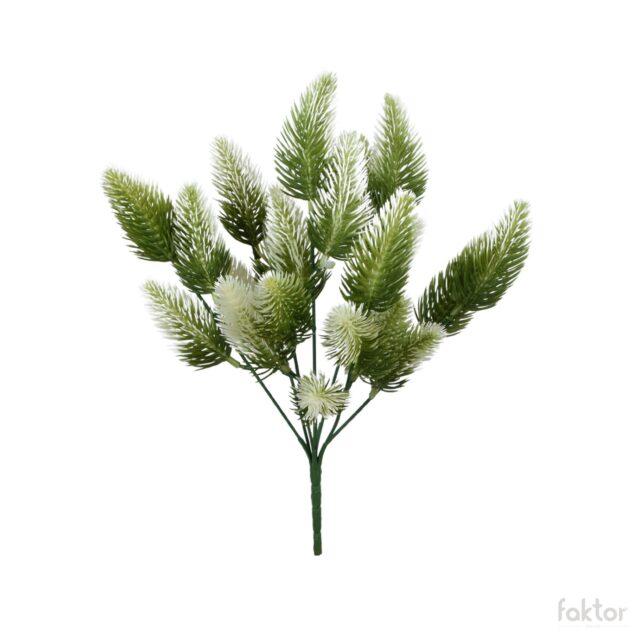 Valkoinen männynoksa tekokasvi, 33 cm
