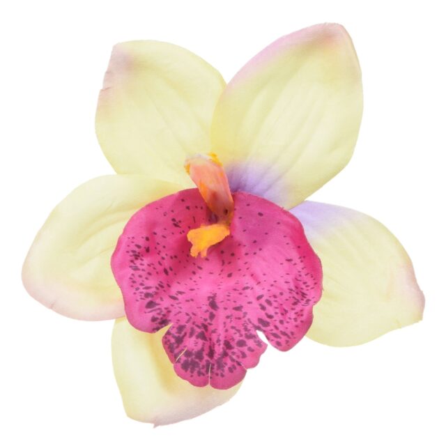 Kermanvioletti orkidean tekokukan pää, halkaisija 14 cm